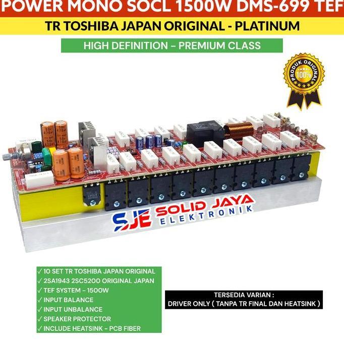 Kit Power Socl Tef System 1500W Dms 699 Plus Tr Untuk Toshiba Asli Tr Final Asli Mono Dms699 Dms-699