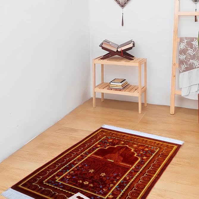 Termurah  Sajadah Turki Bulu Tebal / Sajadah Turki Bulu Lembut / Sajadah Dewasa Ukuran Besar