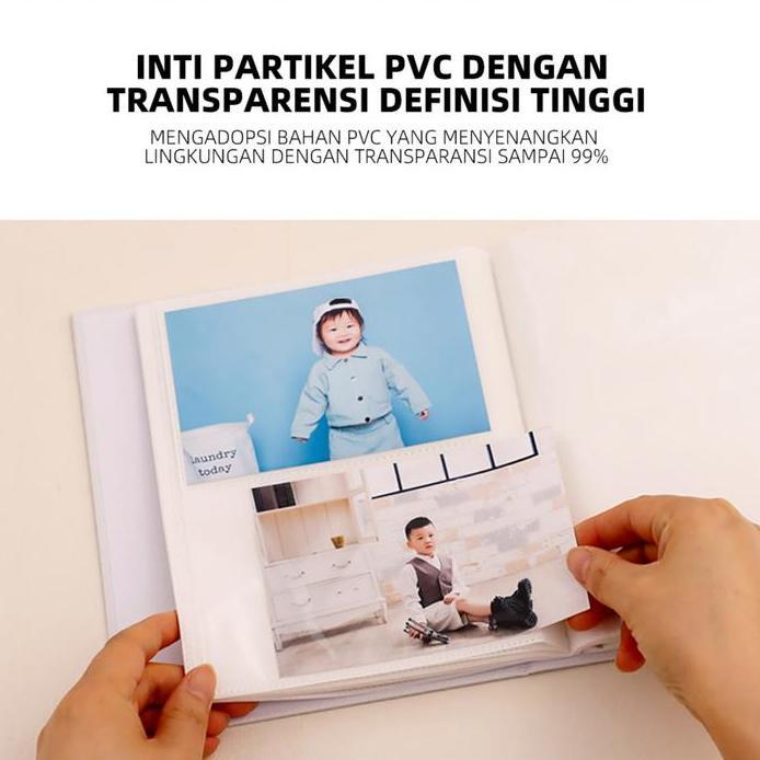 Album foto Polaroid 3 inci, sisipan album peringatan pertumbuhan