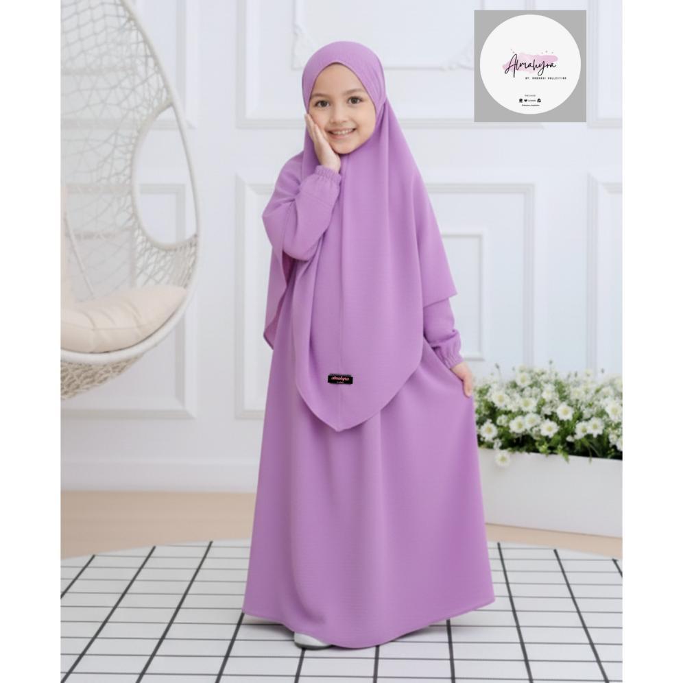 Diskont Baju Syar'I Anak PerempuanSyar'I Anak Perempuan Bahan Cringkle