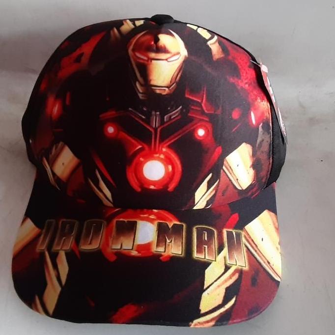 Topi Face Shield Anak Iron Man murah