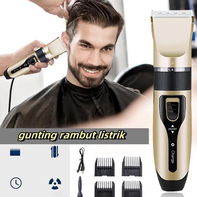 Barang spotAlat Cukur Portable Elektrik /Pencukur Rambut Kumis Jenggot Jembut /Pria Lengkap Professi
