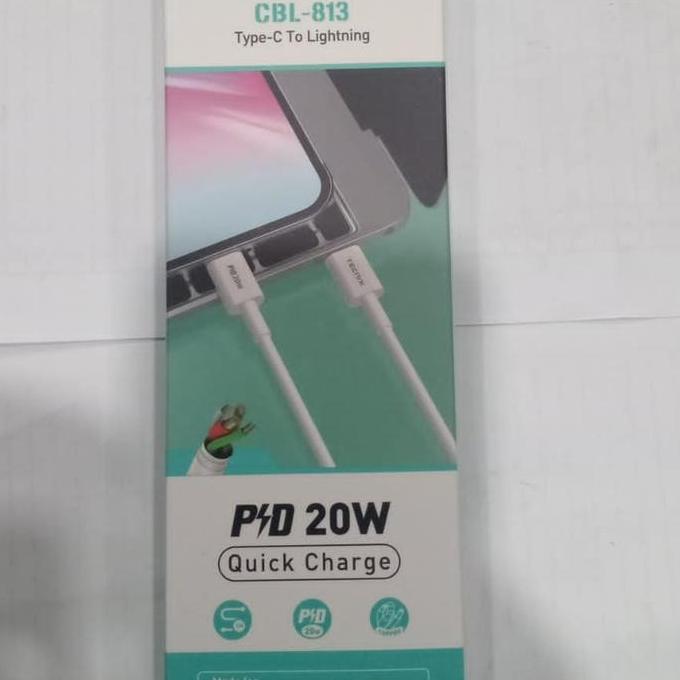 Kabel Data 20w Type-C to Lightning iphone Tecnix CBL-813 murah