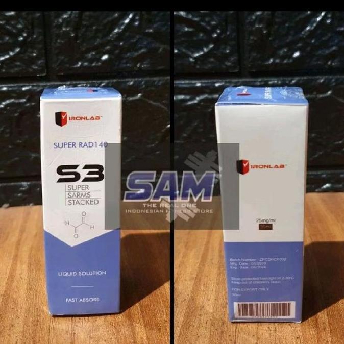 SARM IRONLABS rad140 iron labs s3