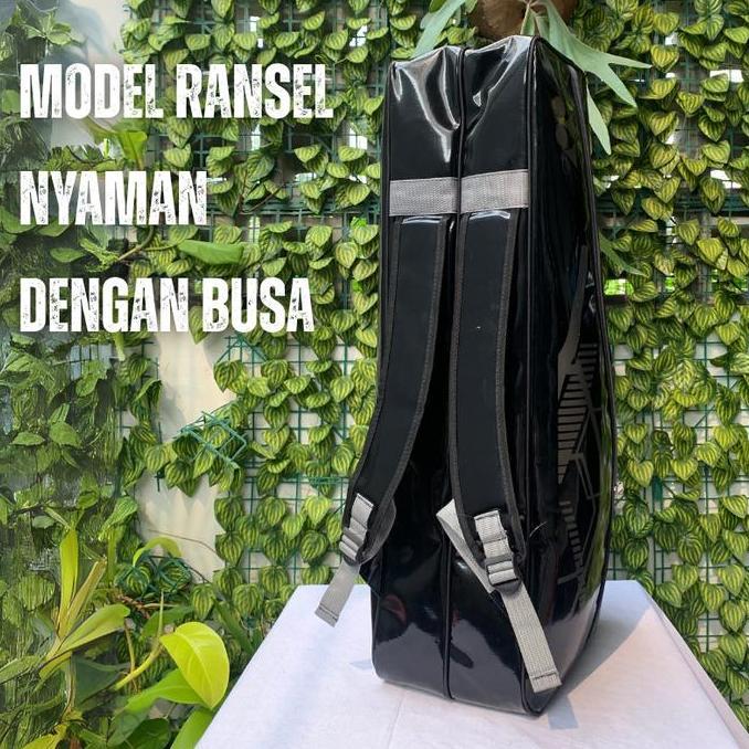 Tas Raket Badminton 2 Ruangan - Thermo Waterproof | Ransel