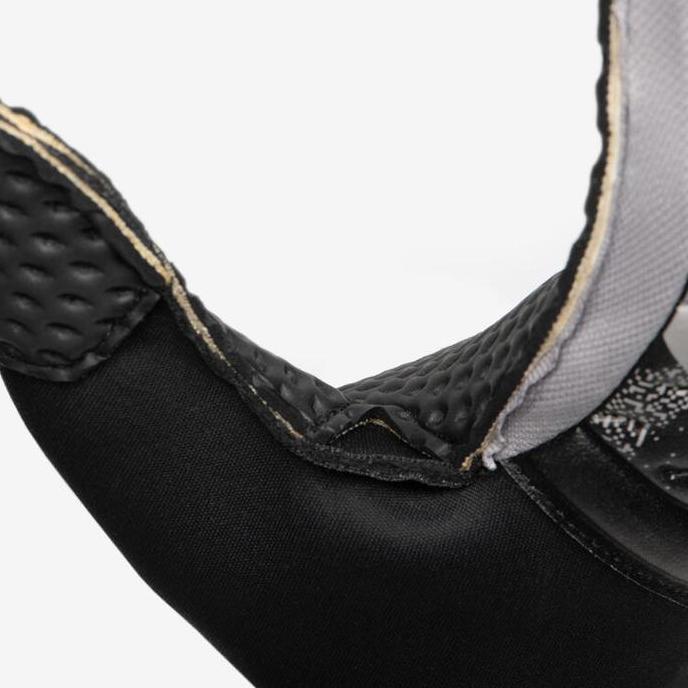 Decathlon Kipsta Sarung Tangan Kiper Dewasa F100 Superresist - Hitam/Abu-Abu - 8841723