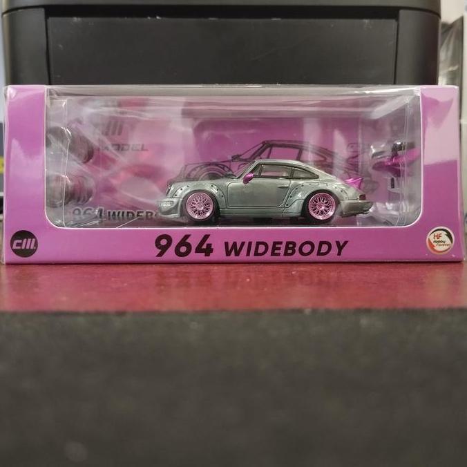 CM64-964-INA - CHASE CM Model 1/64 Porsche RWB 964 Metallic Purple (Indonesia Exclusive)