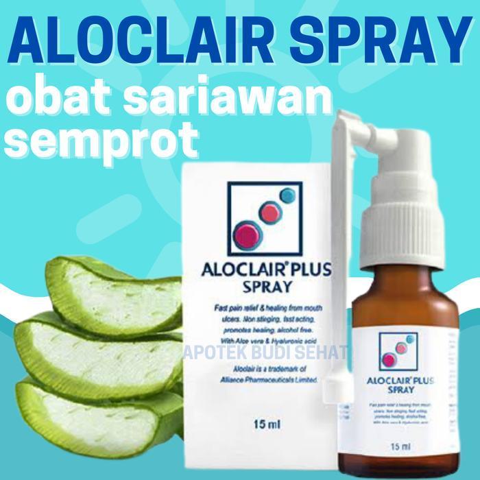 Aloclair Plus Spray Obat Sariawan Anak Obat Sariawan Semprot 15mL