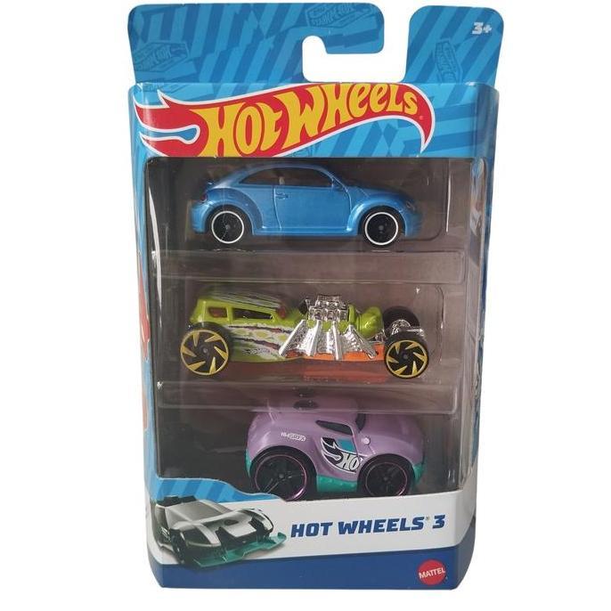 HOT WHEELS 3 CARS GIFT PACK VW VOLKSWAGEN STREET CREEPER ROCKET AMBC[B]-222