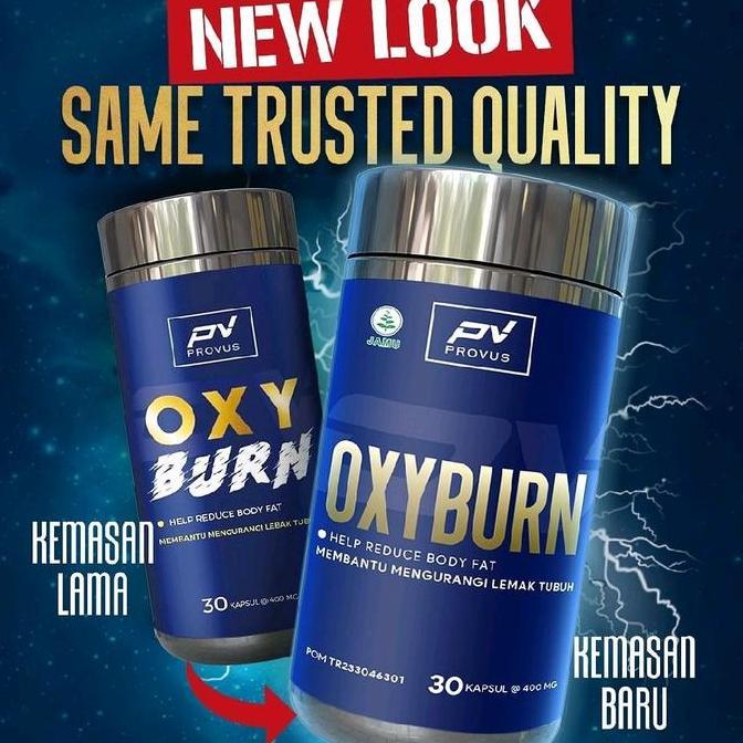 PROVUS OXY BURN HERBAL ALAMI SUPPLEMENT FITNESS