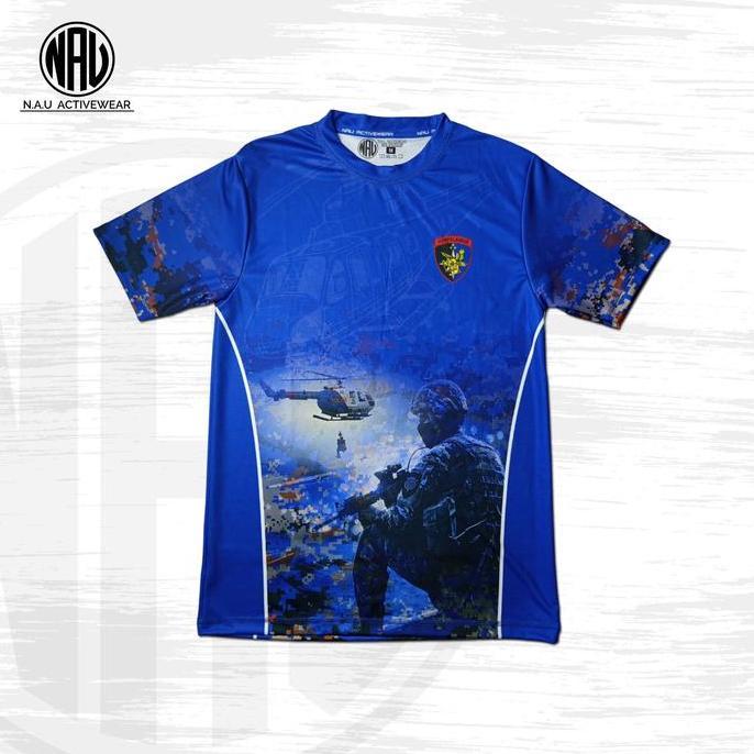 Jersey Nauactivewear Oneck Milano Fullprint - Kaos Airud