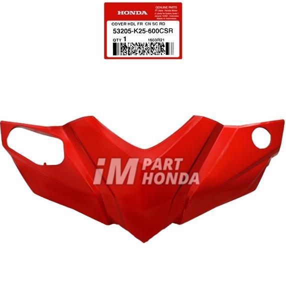 53205-K25-600Csr Batok Depan Cover Handle Front Beat Esp K25 2015 - 2016 Merah