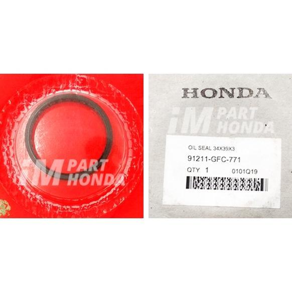 91211-Gfc-771 Oil Seal Pulley Puly 34X39X3 Beat Scoopy Spacy Karbu Dan Vario 110 Fi Revo At