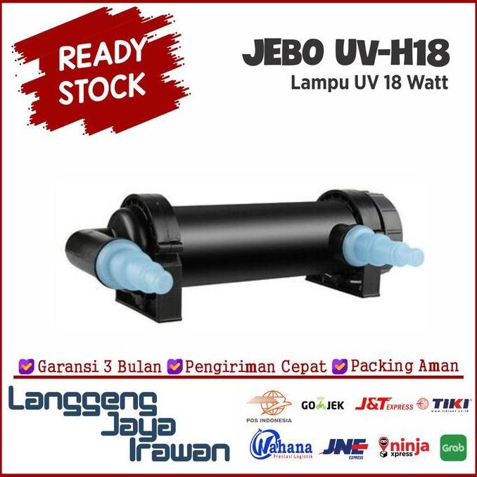 JEBO UV H 18 UV H18 UVH18 Lampu UV kolam penjernih 18w Sterilizer