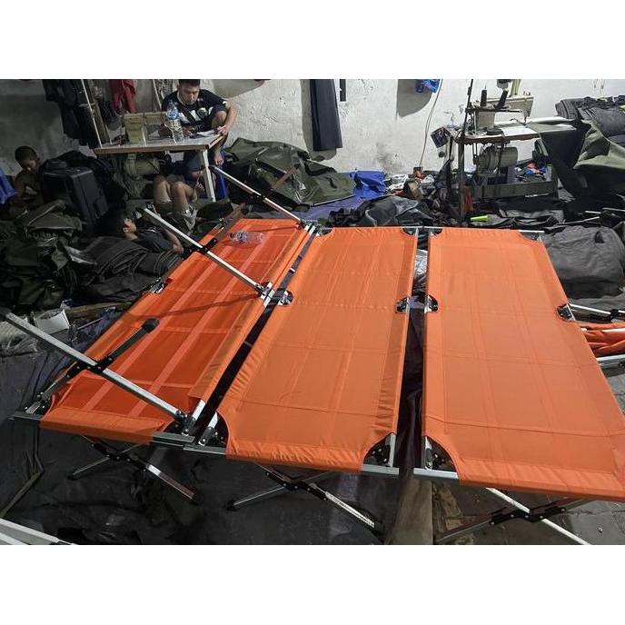 Velbed tempat tidur lipat outdoor galvanis