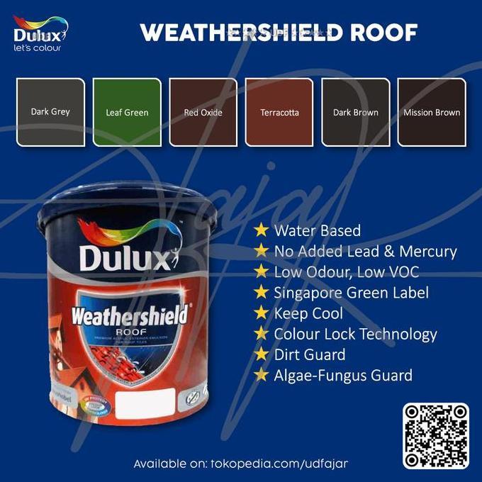 Dulux Weathershield Roof Paint / Cat Genteng 2,5lt