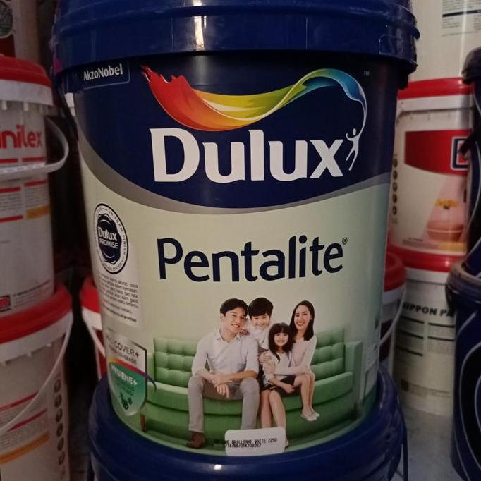 DULUX PENTALITE BRILLIANT WHITE 2290 20LITER CAT TEMBOK