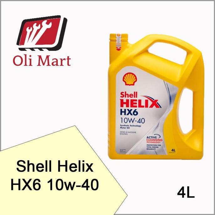 Oli Mesin Shell Helix Hx6 10w40/ Oli Shell Helix HX6 10w-40