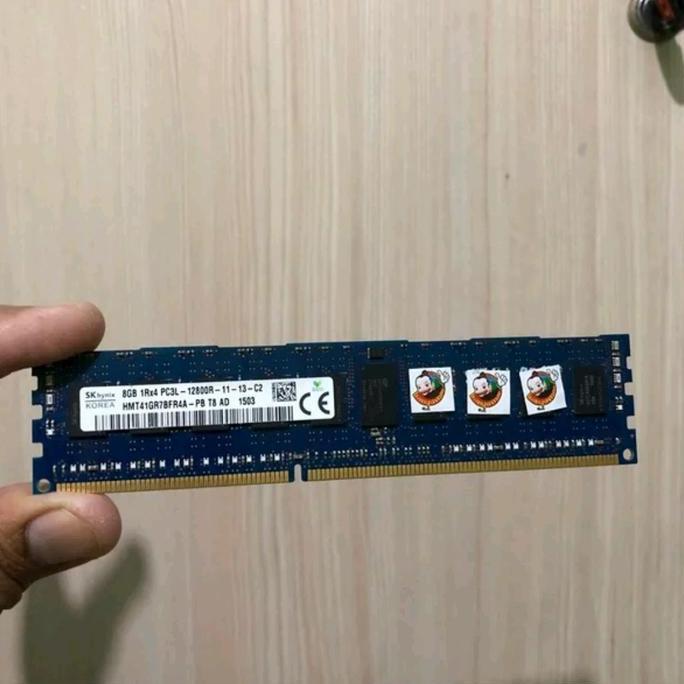 Memory DDR3 8GB 1Rx4 PC3L 12800 ECC Buat Mac Pro 4.1 5.1 Bekas