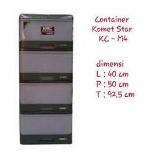 LEMARI LACI EXCEL KOMET STAR CONTAINER M4/LACI SERBAGUNA SUSUN 4