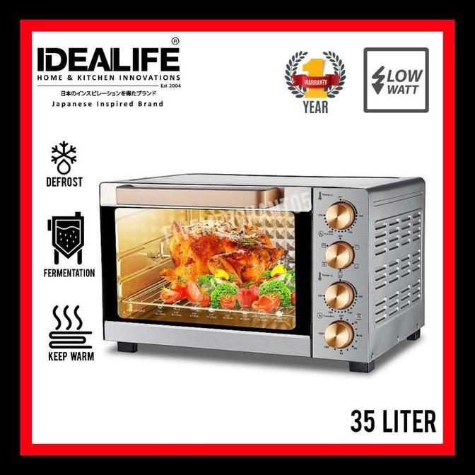 IDEALIFE IL335 OVEN LISTRIK SERBAGUNA 35L LOW WATT