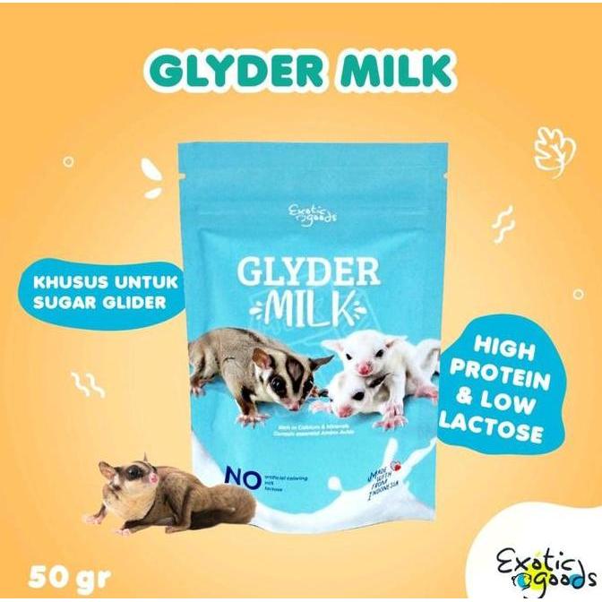 Bisadong- Glyder Milk 50G Susu Sugar Glider Susu Hamster Susu Hewan Kecil Susu Joey Sugarglider Susu