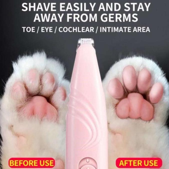 naisuyh - pet mini hair clipper cat clipper paw clipper mini animal shaver