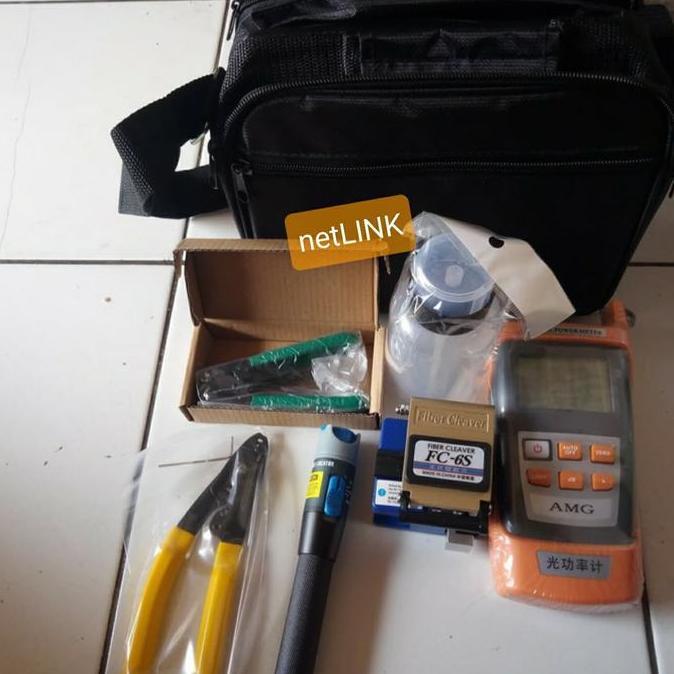 Toolkitset ftth / toolkit terminasi Fiber optik / Tool kit set fastcon