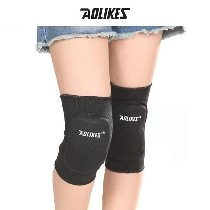 Aolikes 219 Knee Protector Pad Kid - Pelindung Lutut deker voli Anak - BLACK