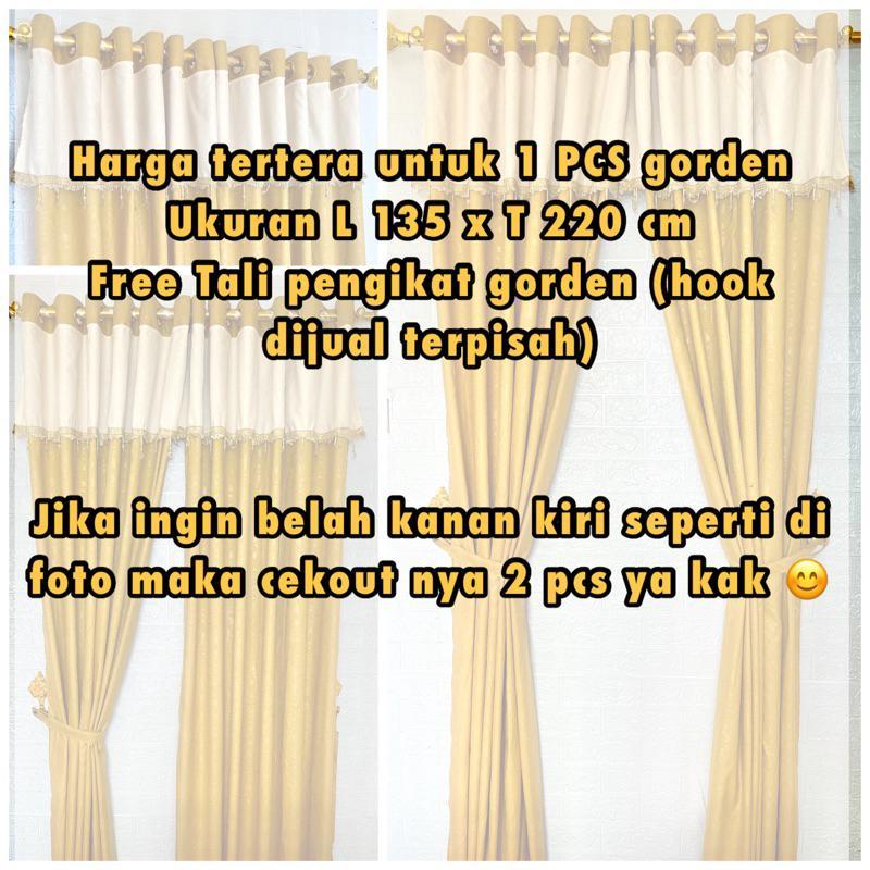Gorden Rumbai Renda Kirstal Gorden Poni Rumbai Gorden Pintu Dan Gorden Jendela Gorden Embos Gorden S