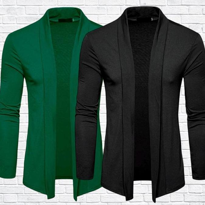 PAKET 2 PCS Kaos Blazer Pria lengan pajang blazer pria Rompi Formal Blazer Santai Blazer Kasual Term