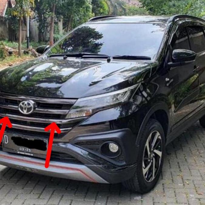 Lis List Grill Grille Bumper Bemper Depan All New Rush Original