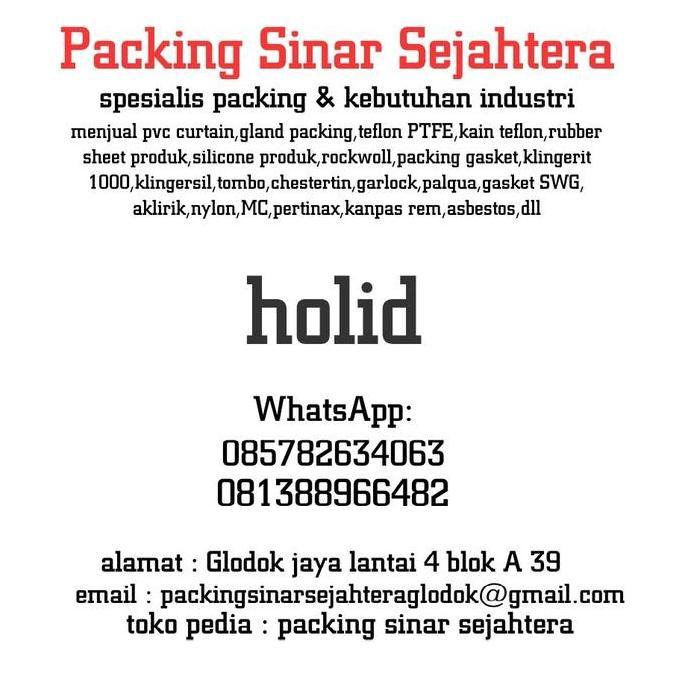 Yoiyouu- Plastik Mika Pvc Kaku Bening Lembaran 0.5Mm X 100 X 200