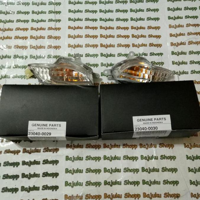 LAMPU SEN LAMPU SEIN DEPAN KAWASAKI ZX130 ZX 130 SET ORIGINAL KAWASAKI FORSALE