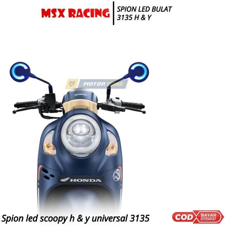 HOT SPION SEIN LED HONDA SCOOPY LAMPU SPION BULAT STANDAR MOTOR SCOOPY LAMPU LED UNIVERSAL FINO GENI