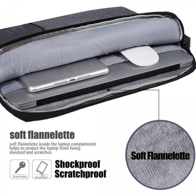 TEKNOWERN DEALCASE tas sleeve case Hand Bag Laptop 14inch waterproof multislot