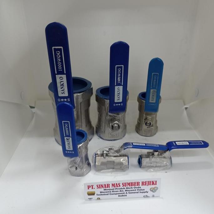 Ball Valve Sankyo Stainless Ss 316 2.5 Inch Best Seller