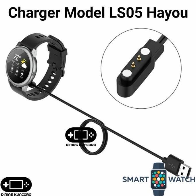 Charger Model LS05 Haylou solar pro ls18 charging kabel usb cable