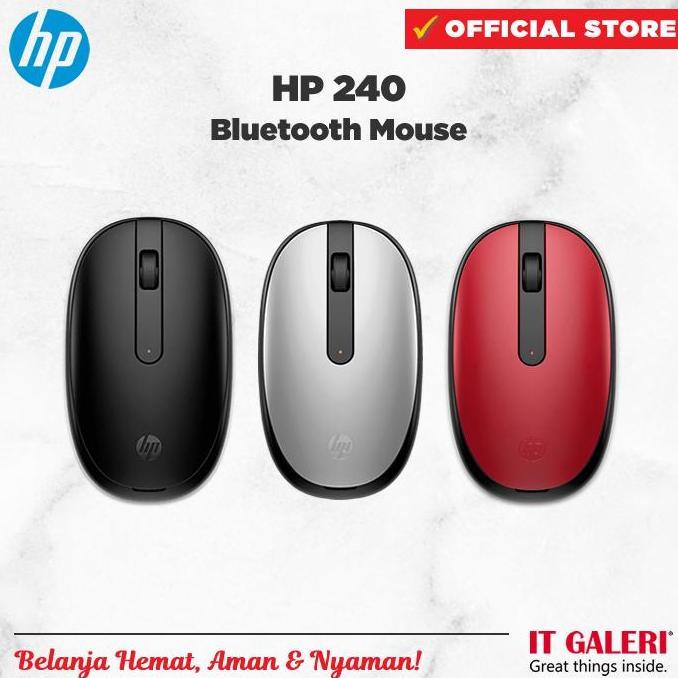 HP 240 Mouse Bluetooth Laptop Komputer AIO Best Seller