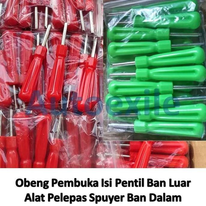 Obeng Pembuka Isi Pentil Alat Pelepas Penarik Buka Lepas Tarik Spuyer Isian Pentil Valve Core Karet 