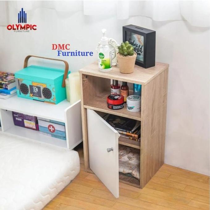 nakas minimalis meja samping tempat tidur laci serbaguna