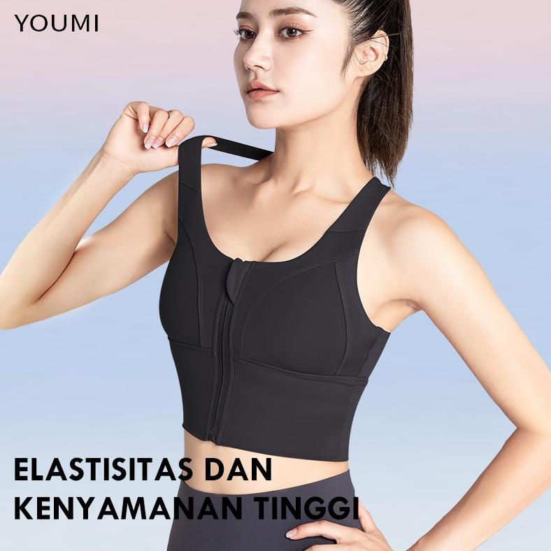 PROMO TERBARU Braa Sport Anti Guncang Bra Pakaian Dalam Push Up Tank Top Bh Tanpa Kawat Tennis Baju 