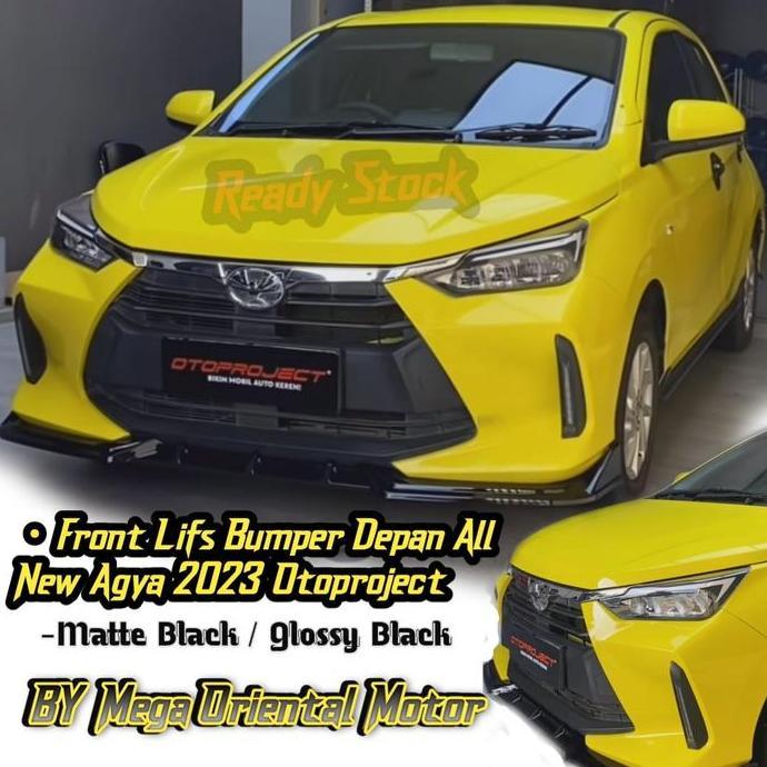 Front Lips Bumper Depan All New Agya 2023-2024 Otoproject
