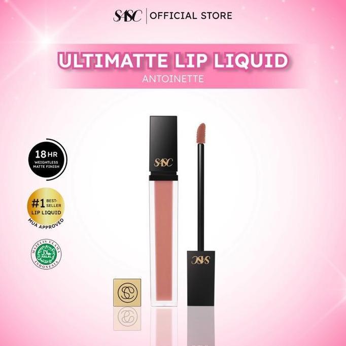 Lippapipu- Sasc Ultimatte Lip Liquid Long-Lasting Hydrating Matte Lipcream Waterproof Lipstick Long 