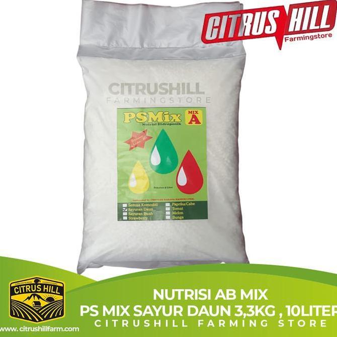 PROMO AB MIX PS MIX 10 LITER 3,3Kg - AB MIX HIDROPONIK NUTRISI AB MIX