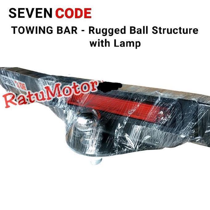 Sevencode Towing Bar 8Mm + Lamp Suzuki Xl7 2020 / Xl-7 Rear Bumper Guard
