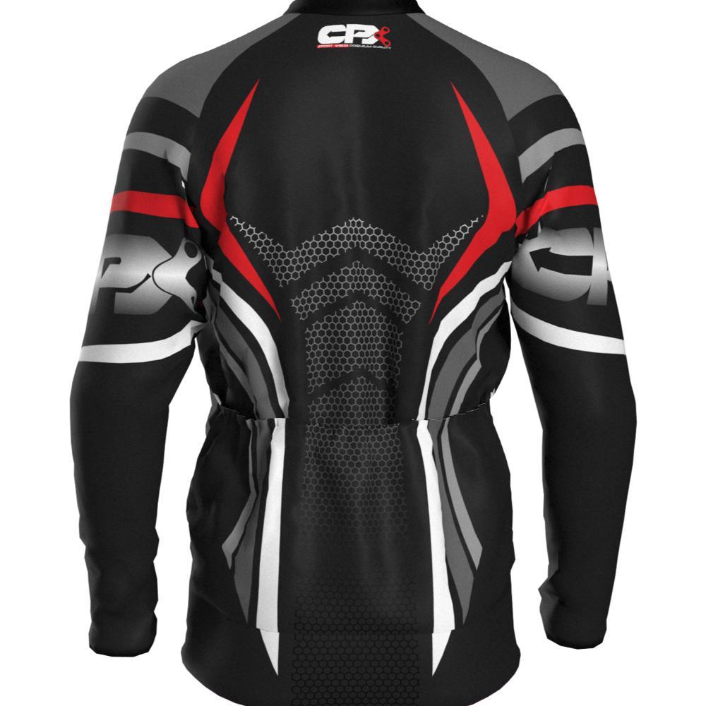 NEW CPX Baju Kaos Jersey Sepeda Mtb Kaos Gowes Pria Wanita Lengan Panjang Full Printing Original