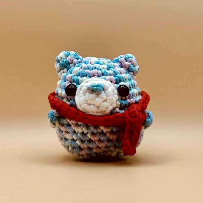 DIY Crochet Kit Amigurumi - Gummy The Bear - Rajut Boneka Pemula KUN