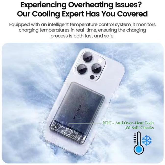 CCC Certification MOVESPEED S10Pro 10000mAh | S05Pro 5000 mAh Magnetic Power Bank Wireless Portable 