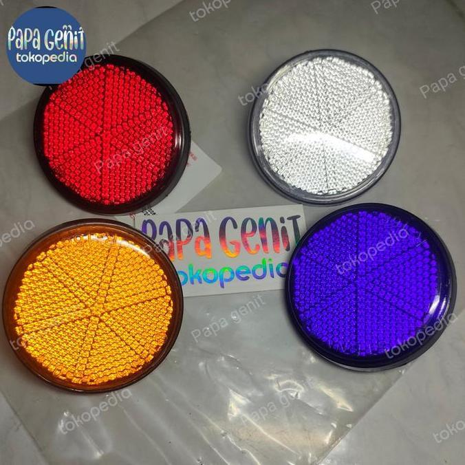 Mata Kucing Bulat Baut 8 Universal Kuning Biru Putih Merah Harga Khusus